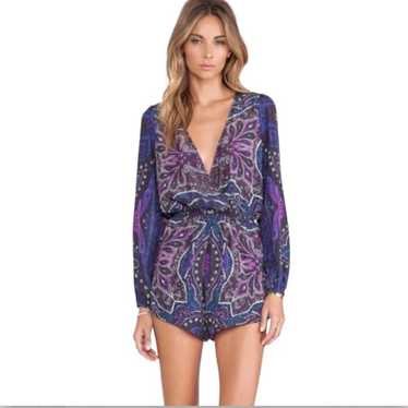 Revolve Lover and Friends Patterned Romper