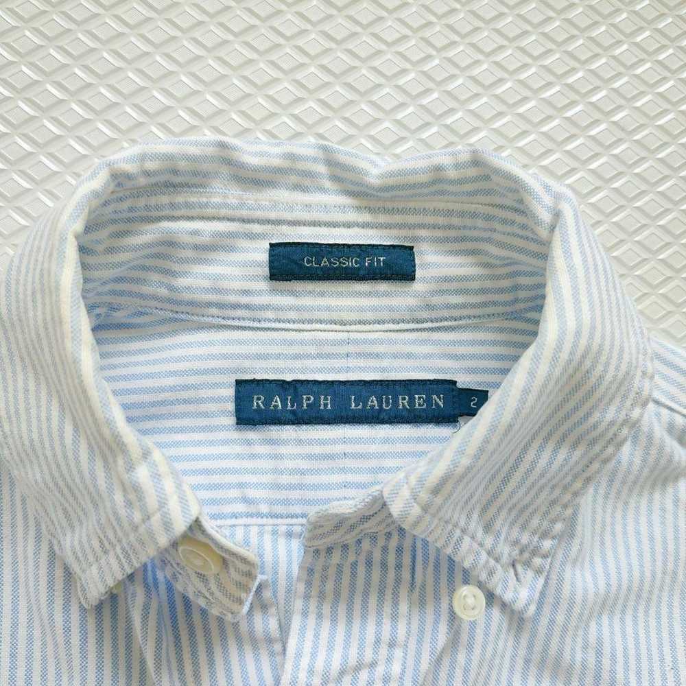 RALPH LAUREN Classic Fit Striped Shirt Size M - image 5