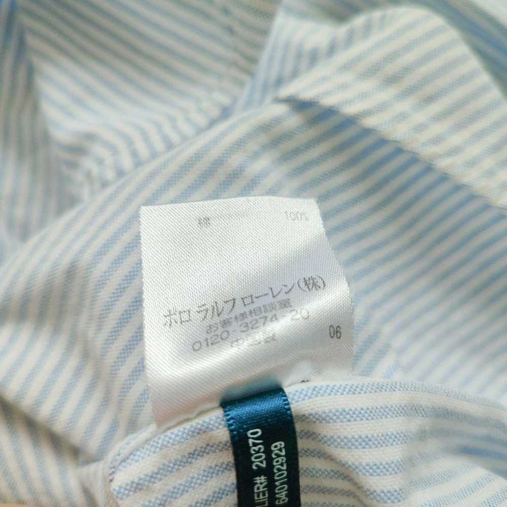 RALPH LAUREN Classic Fit Striped Shirt Size M - image 6