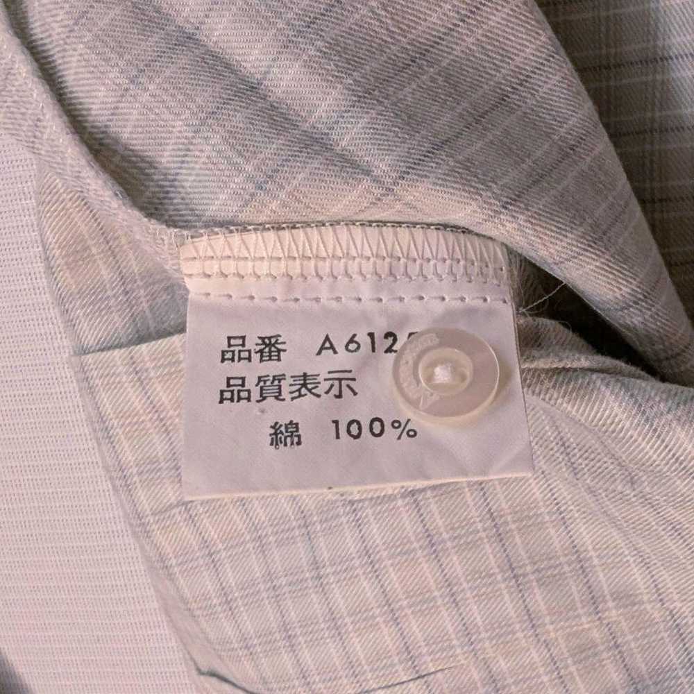 【Aquascutum】80s checkered pleated blouse/shirt in… - image 5