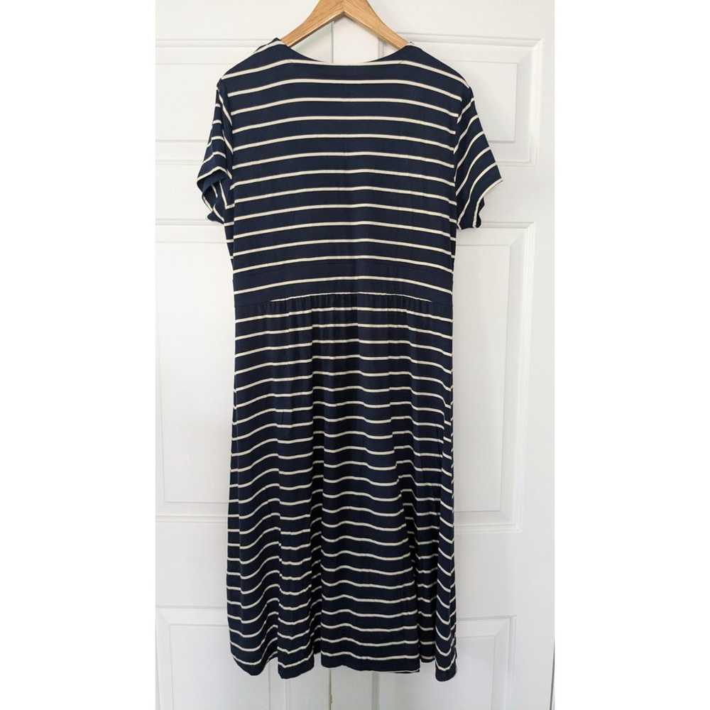 L.L. Bean Summer Knit Dress Striped - image 6