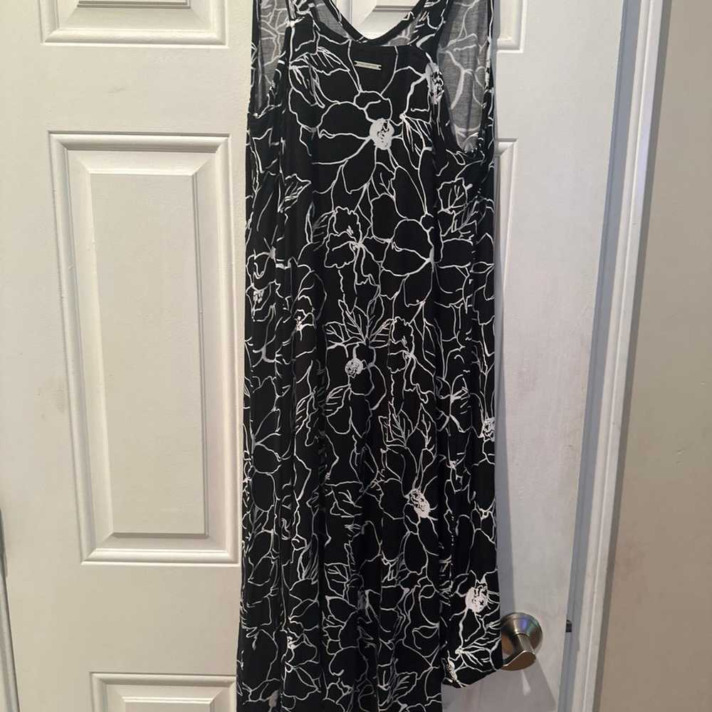 MARC New York Black Floral Pattern Dress Size XL - image 4