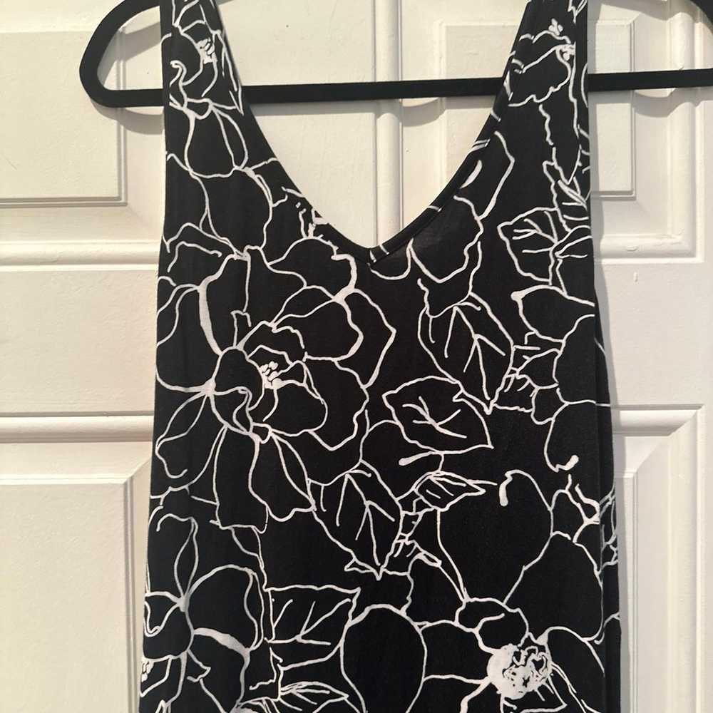 MARC New York Black Floral Pattern Dress Size XL - image 5