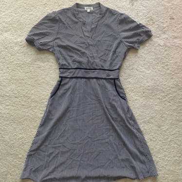 Monteau stripped dress with pockets NWOT - image 1