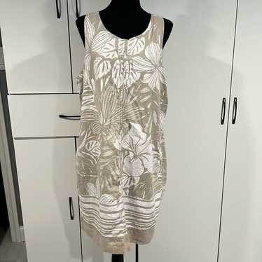 Tommy Bahama linen dress . Size XL