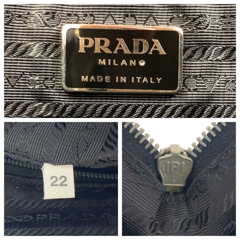 Prada Prada Prada Nylon/Leather Tessuto Tote Bag … - image 10