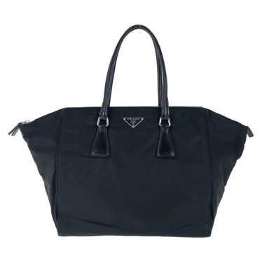 Prada Prada Prada Nylon/Leather Tessuto Tote Bag … - image 1