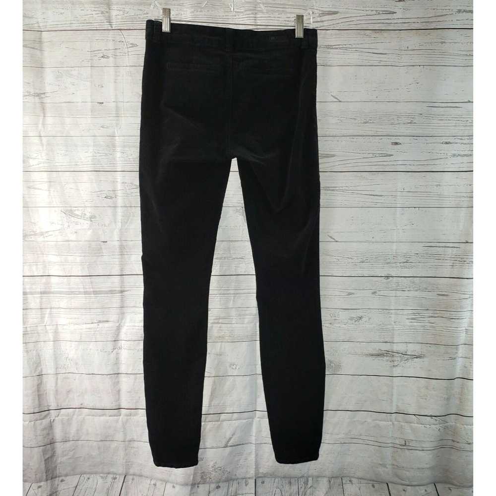 Vintage Solid Velvet Mid Rise Women's Skinny Trou… - image 3