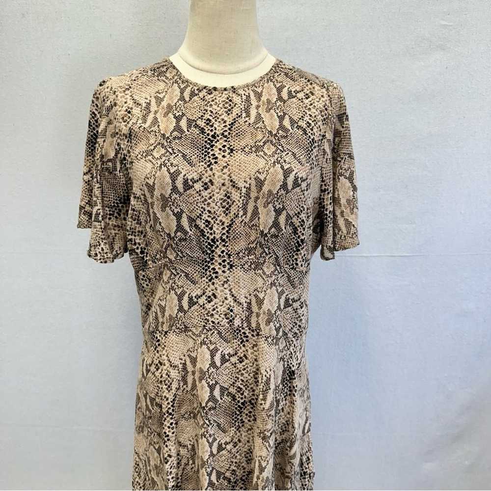 Free Press Clothing leopard print midi dress butt… - image 7