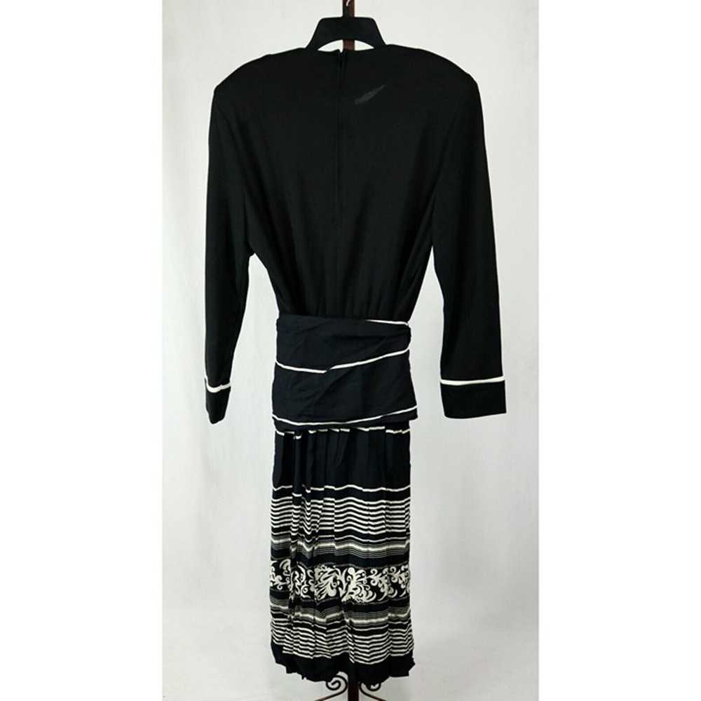 Blake Elizabeth Womens Ladies Black White Long Sl… - image 2