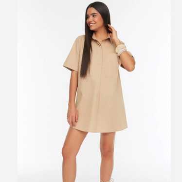 Worthington beige shirt dress, XL - image 1