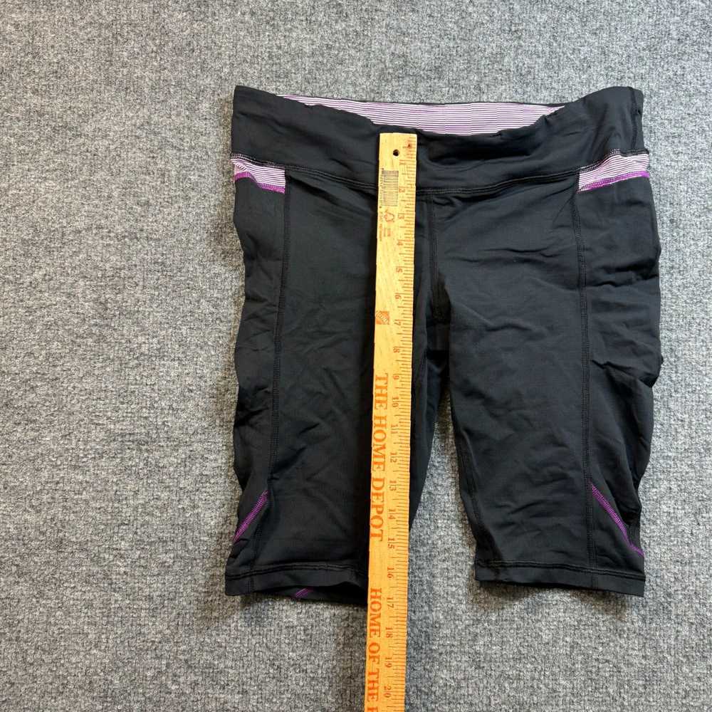 Lululemon Women's Black Purple 10 Large Sculpt Bi… - image 6