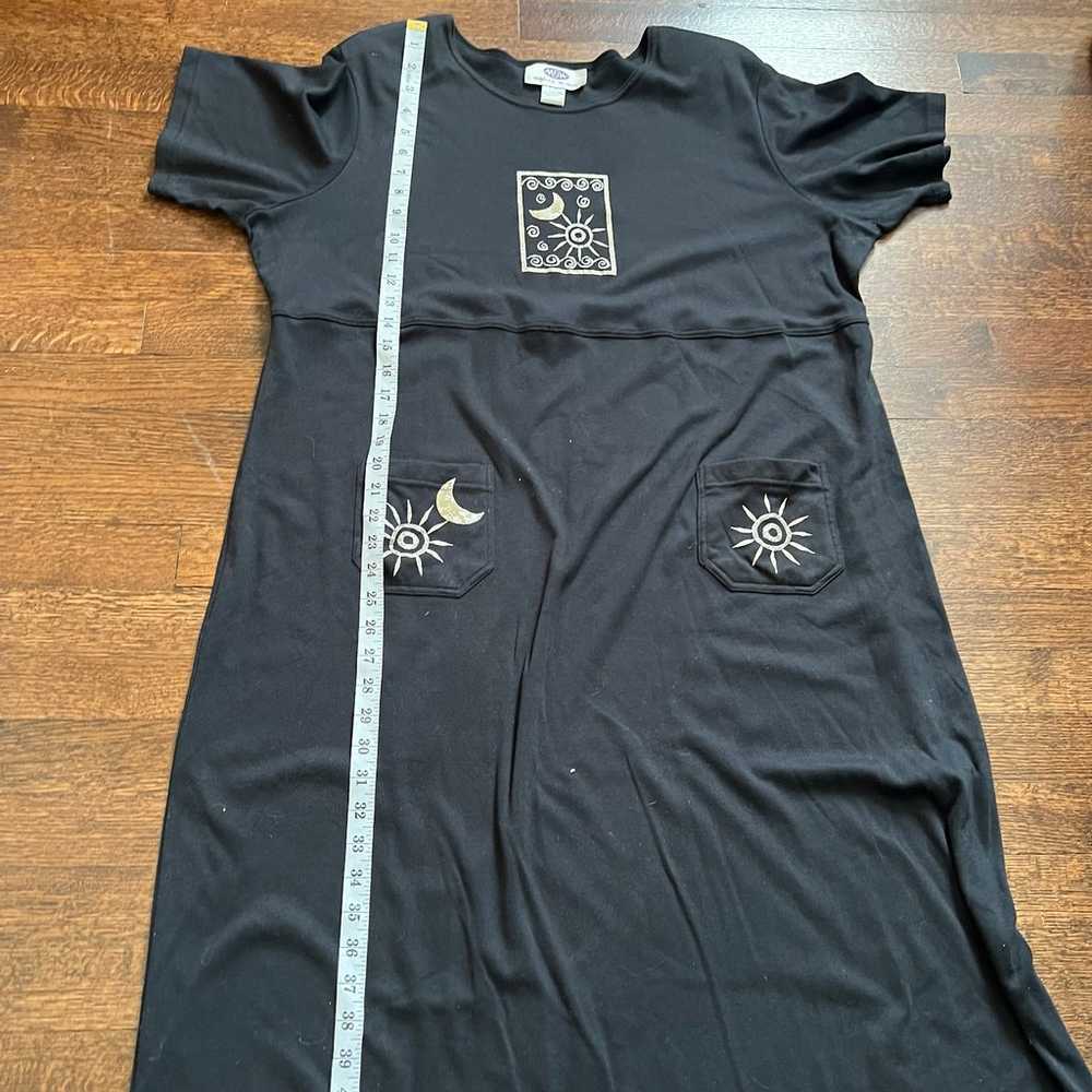 Modern woman size 22/24 black T Shirt dress - image 8