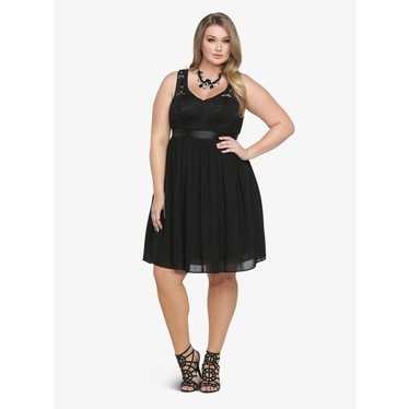 Torrid Scalloped Lace and Chiffon Dress