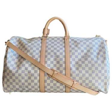 Louis Vuitton Keepall cloth travel bag