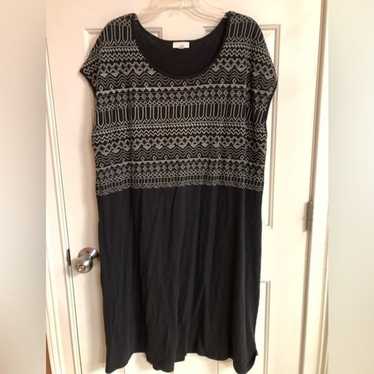 EUC JJill black sleeveless dress 2x - image 1