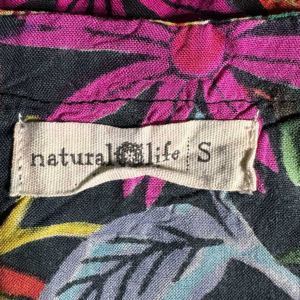 Natural Life Sz S “Patti Mini Dress” Black Bright… - image 9