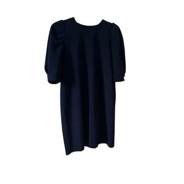 Lea and Viola Navy Puff Sleeve Boutique Mini Dress