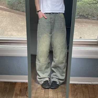 Supreme × Vintage Baggy faded jeans