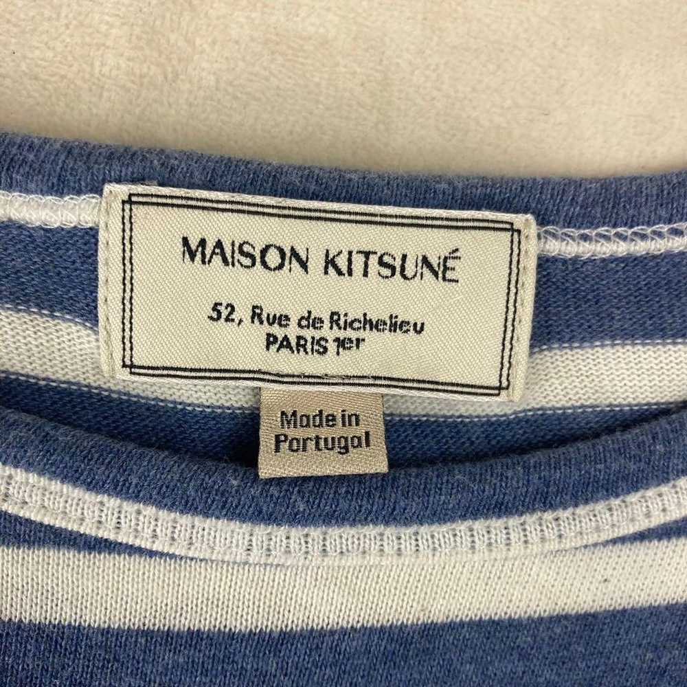 Excellent Condition Maison Kitsune Border T-shirt… - image 3