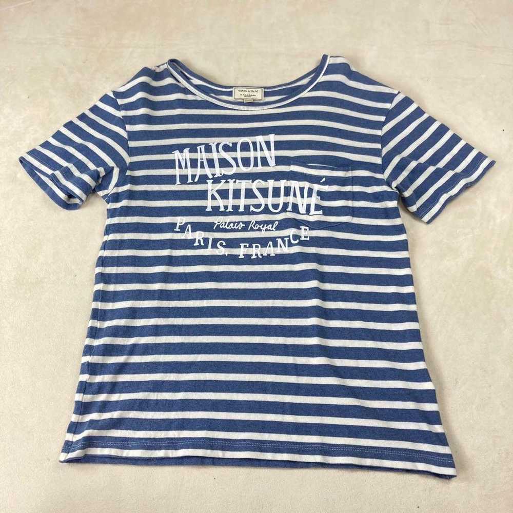 Excellent Condition Maison Kitsune Border T-shirt… - image 6