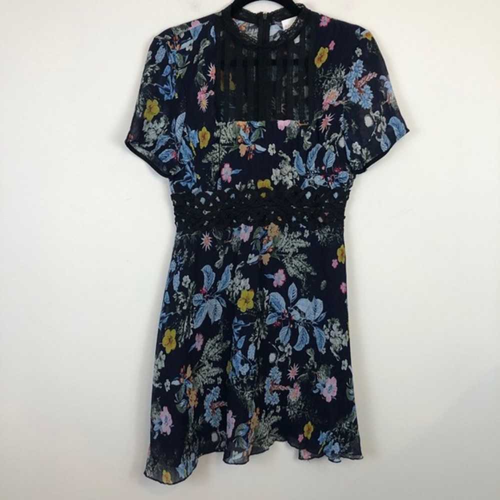 Foxiedox | Juniper Black Floral Pattern Lace Deta… - image 2