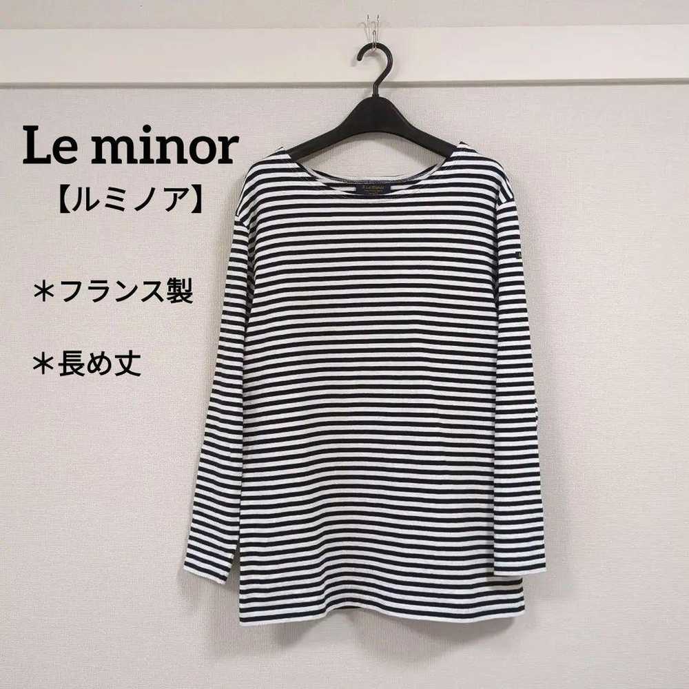 【Excellent Condition】Luminoa Border T-shirt Long T - image 1