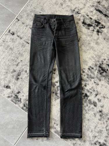 Helmut Lang 03 Tire Print Denim - image 1