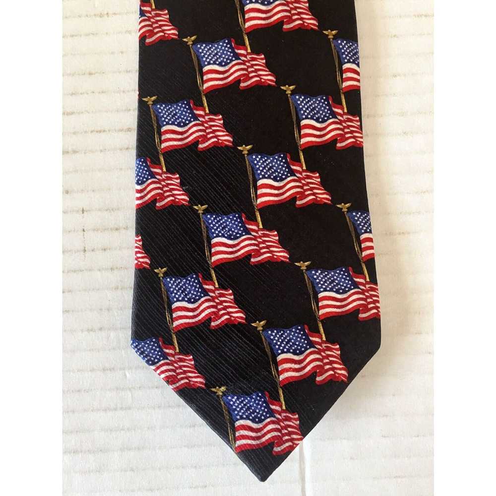 Vintage American Traditions Men's Necktie Tie Sil… - image 1