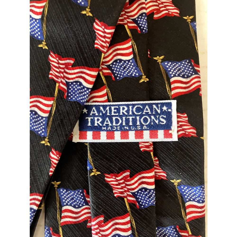 Vintage American Traditions Men's Necktie Tie Sil… - image 4