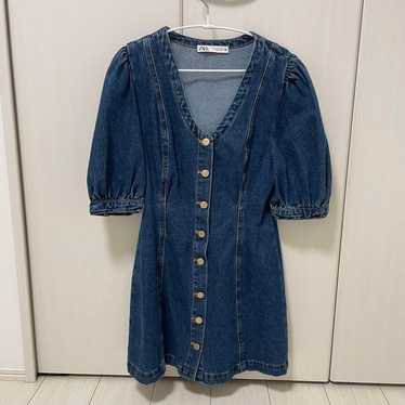 ZARA Denim Dress Size M. - image 1