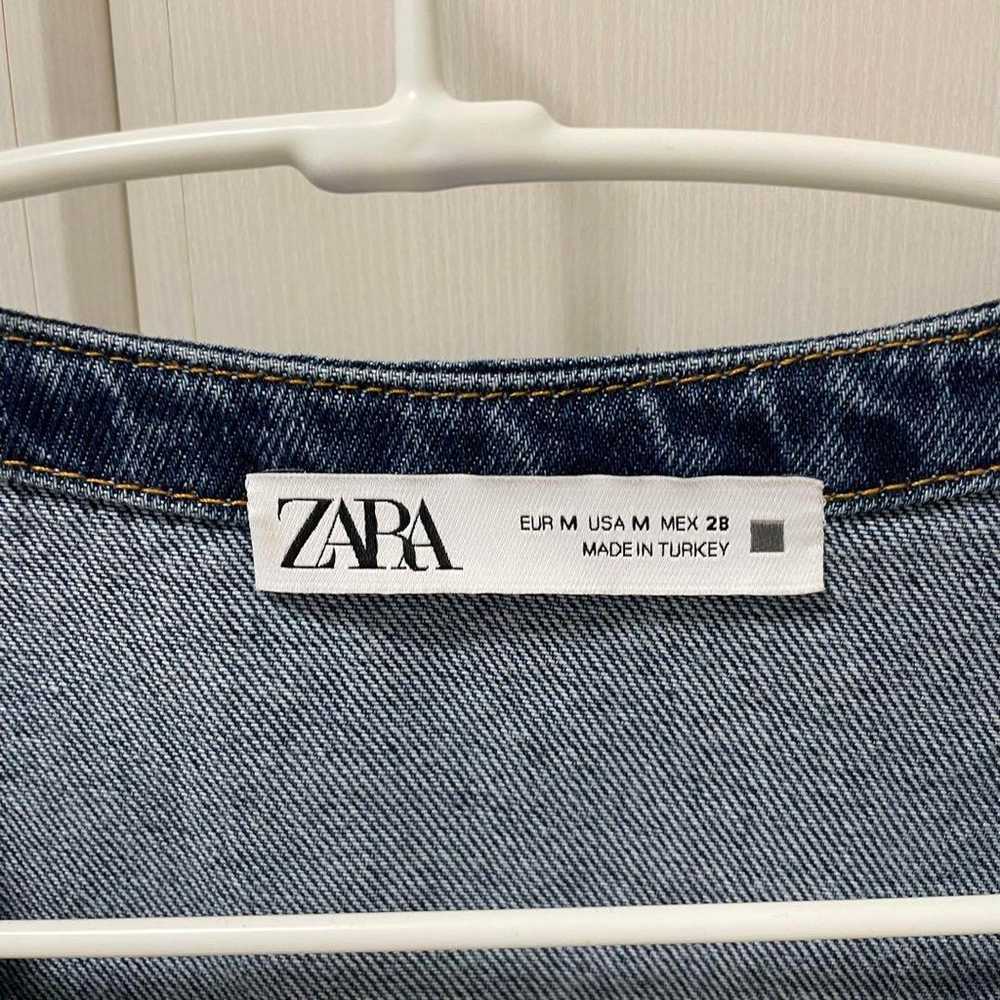 ZARA Denim Dress Size M. - image 3