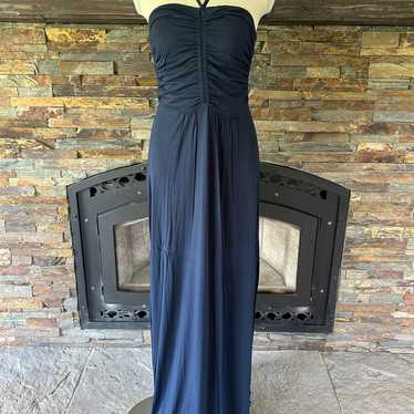 VENUS Navy Blue Maxi Dress Halter/Strapless