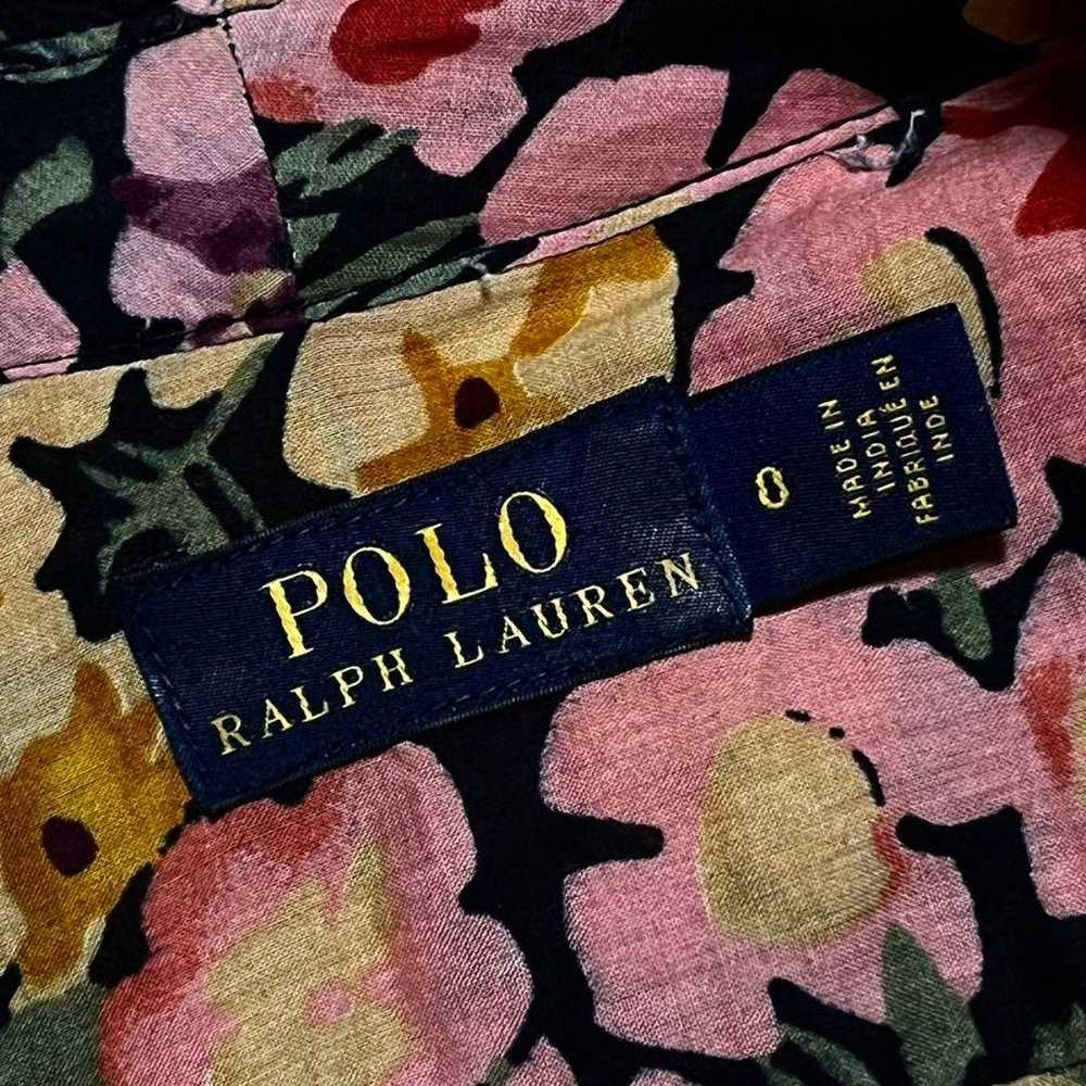 【Luxury】【0】Polo Ralph Lauren floral pattern bow t… - image 8