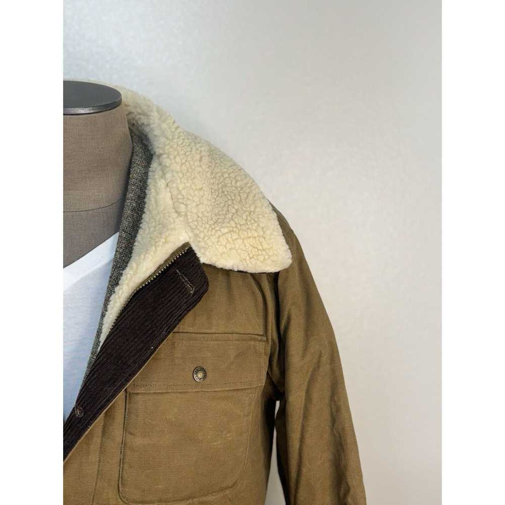 Schott SCHOTT NYC XL Waxed RRL Shearling Rancher … - image 3