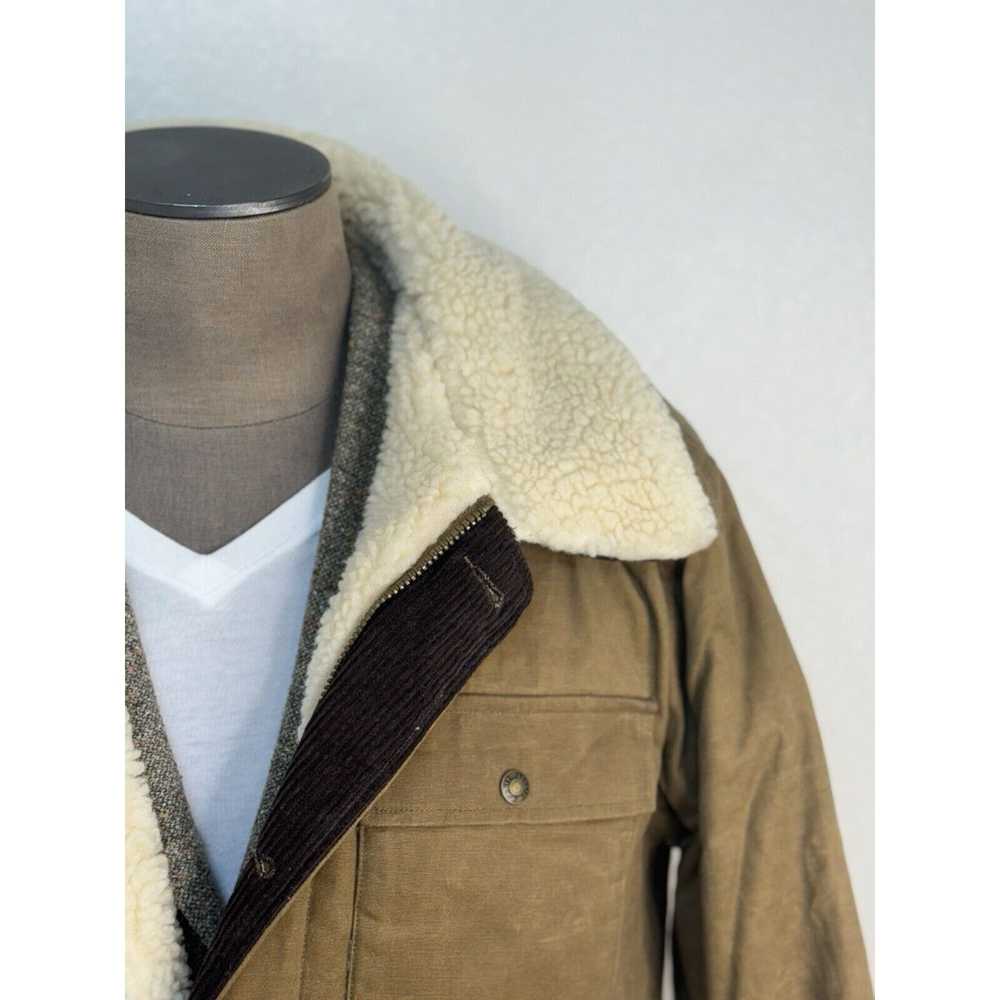 Schott SCHOTT NYC XL Waxed RRL Shearling Rancher … - image 7