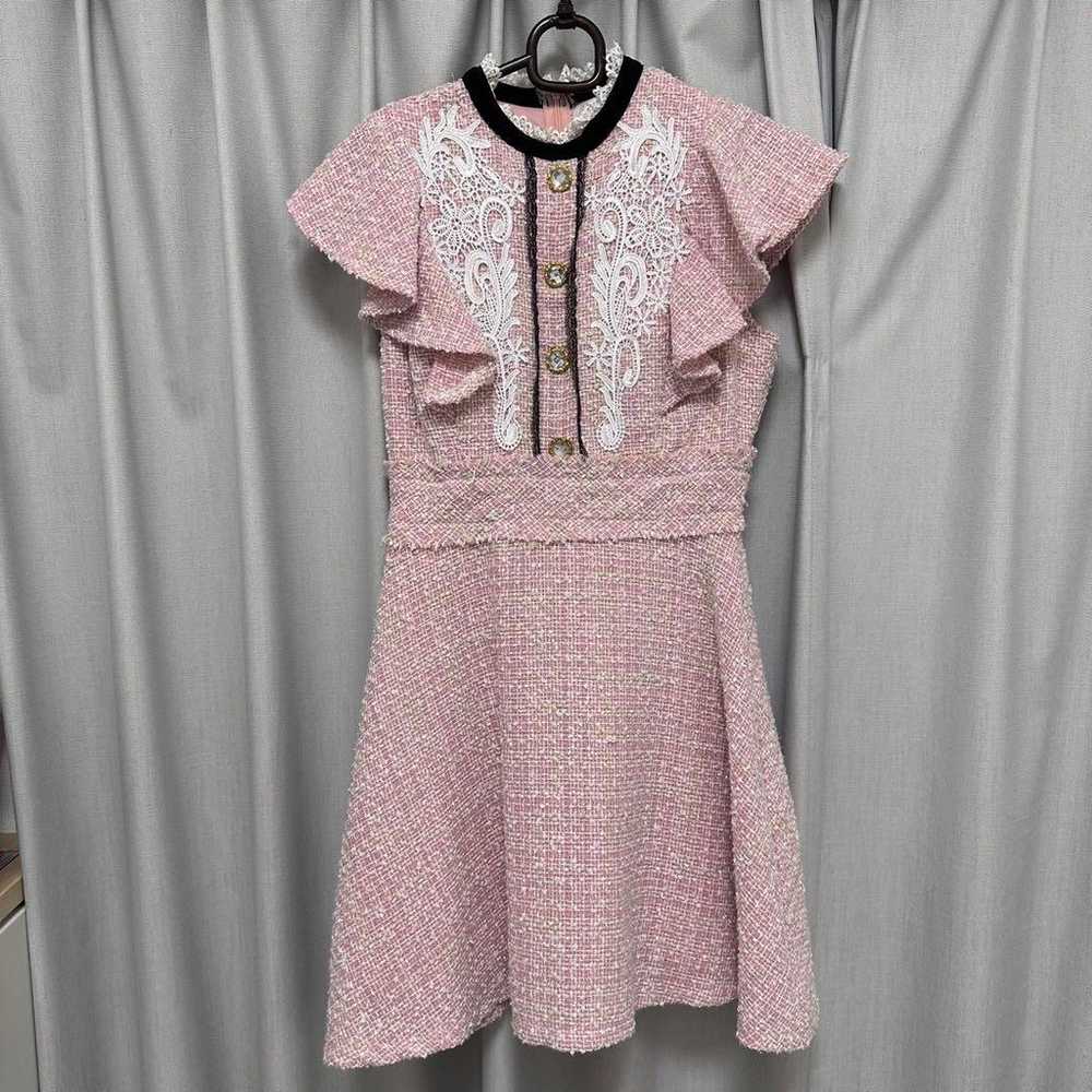 Tika dress, size M, Tweed, Pink. - image 2