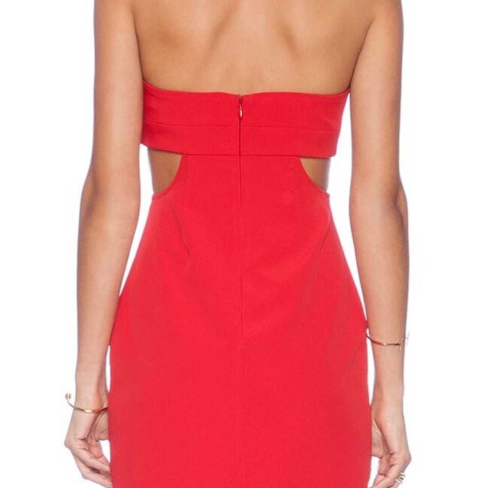 NBD Scoop Me Dress in Red - image 3