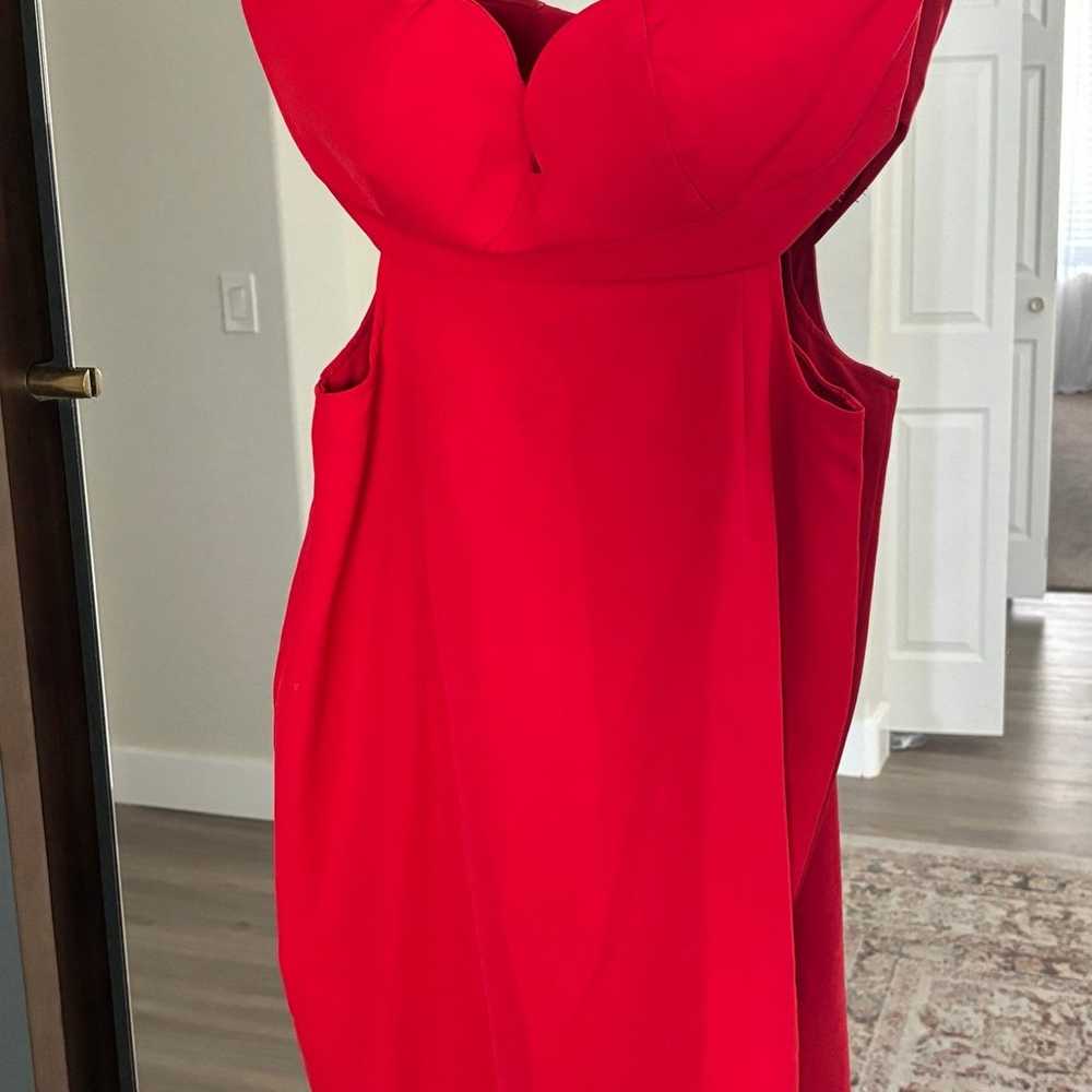 NBD Scoop Me Dress in Red - image 5