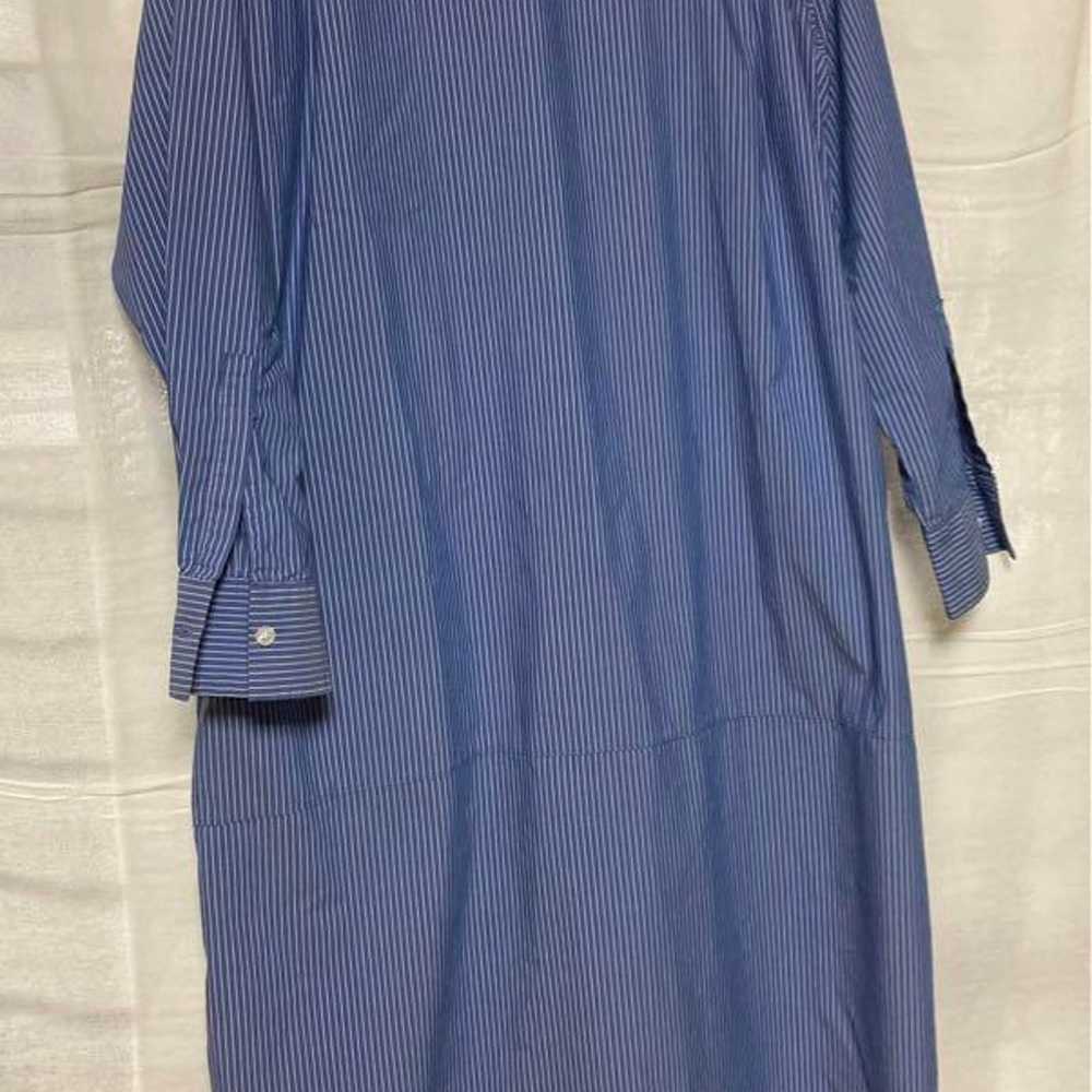 Wrinkle-resistant broadcloth long-sleeve dress L - image 2