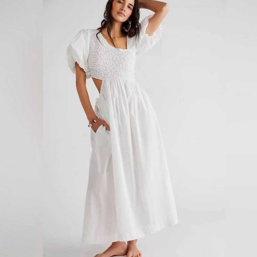 Large kalina midi free people white dress - image 1