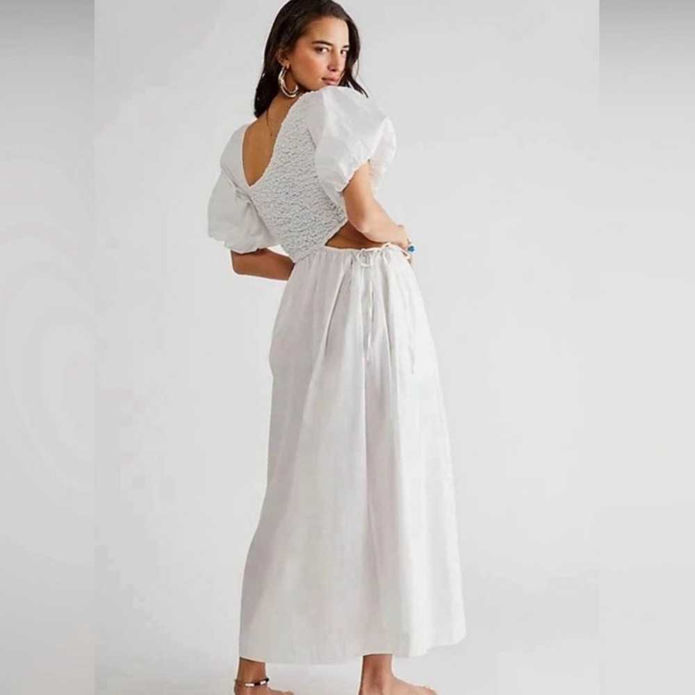 Large kalina midi free people white dress - image 2