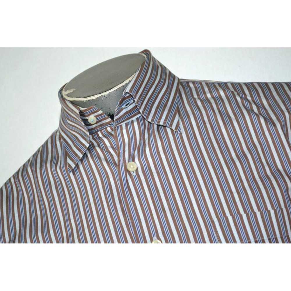 Peter Millar Brown and Blue Striped Medium Size M… - image 2