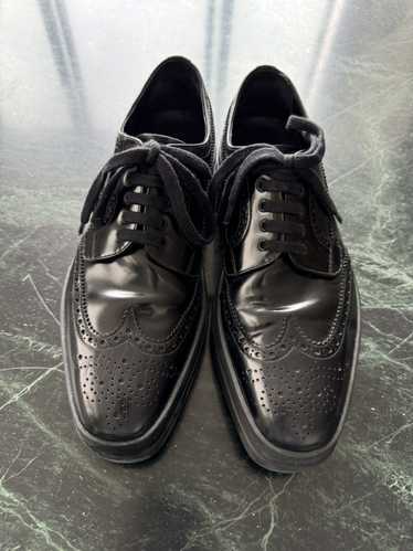 Prada Prada Black Leather Creepers