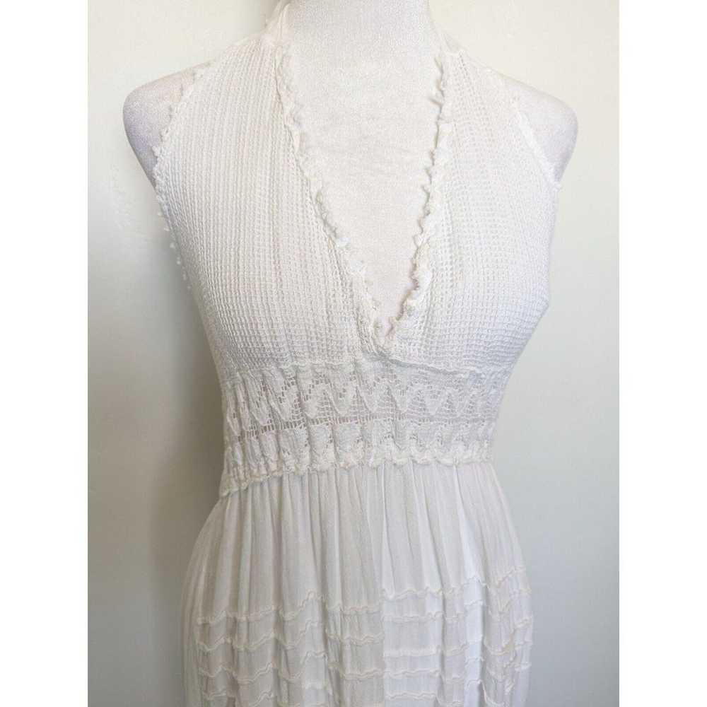 Seaspice Womens Daphne Dress Size XL White Halter… - image 5