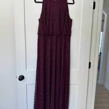 adriana papell beaded dress