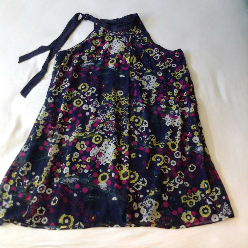 Rachel Roy floral dress one shoulder tie size XXL - image 7