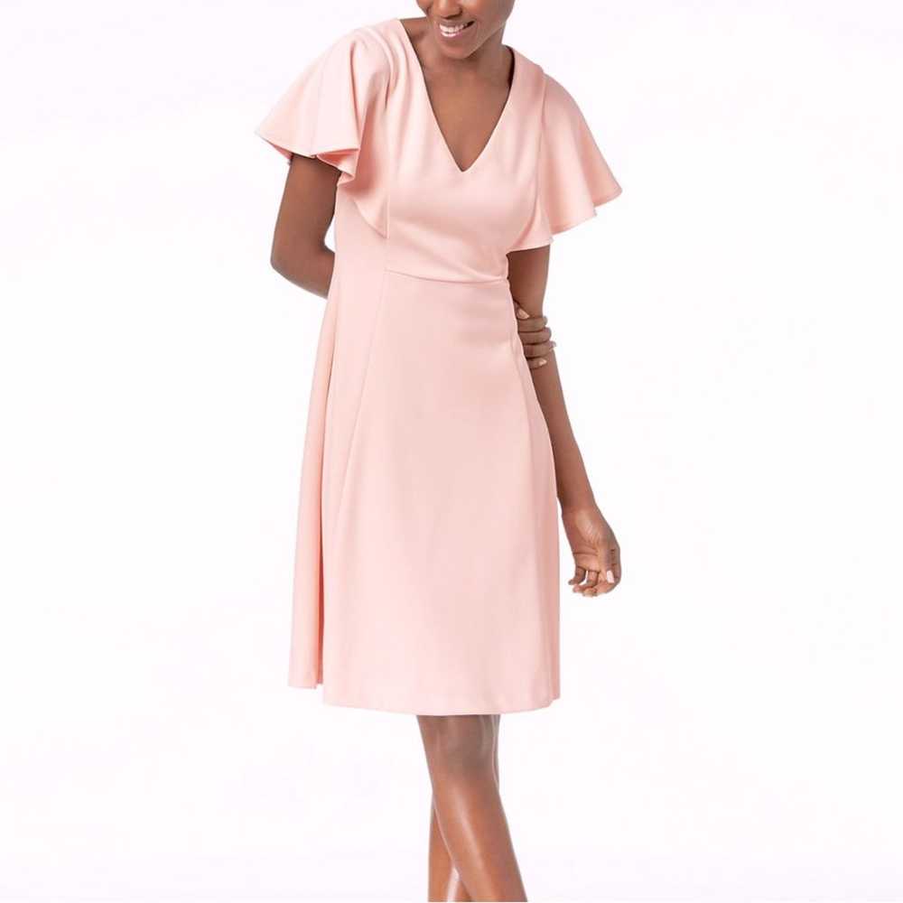 Calvin Klein Flutter Sleeve Dress - image 1