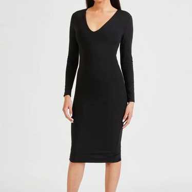 Express NWOT V Neck Long Sleeve Stretch Bodycon E… - image 1