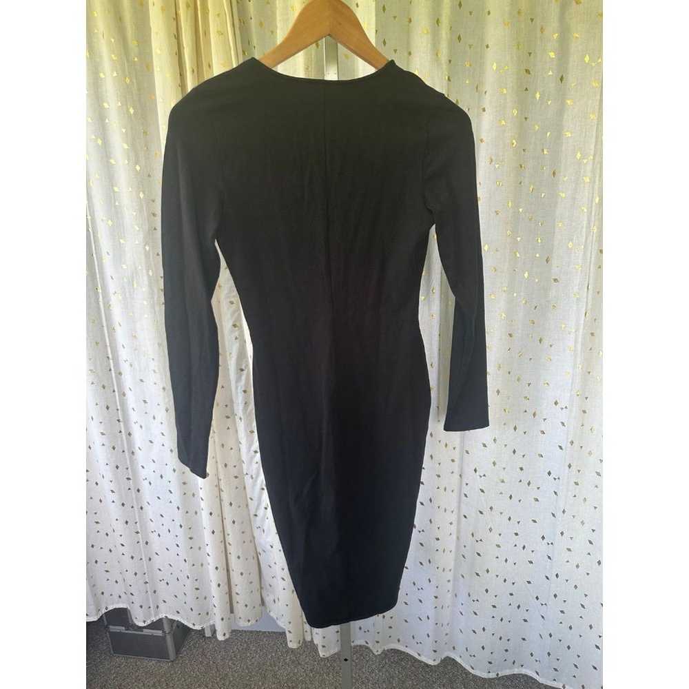 Express NWOT V Neck Long Sleeve Stretch Bodycon E… - image 4